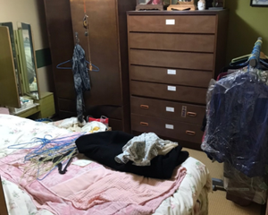 タンスなどは中身ごと整理させていただきますの施工前