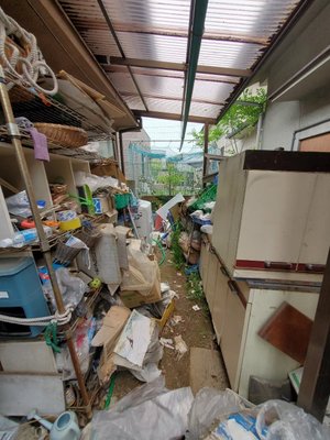 長年放置されている現場でも対応いたしますの施工前