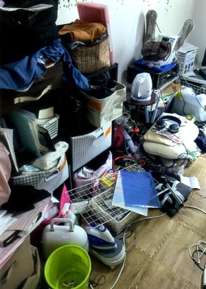 【1DK】マンション上層階の場合の施工前