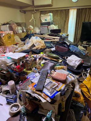 【4LDK】マンションでの遺品整理の施工前