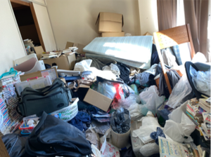 【1R】遺品整理作業の後は清掃もおこないました。の施工前