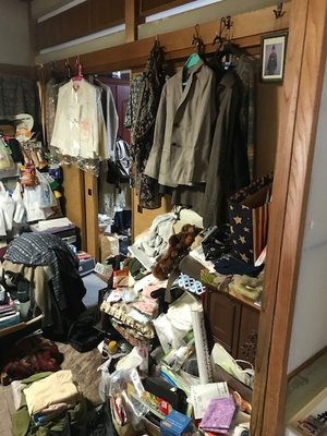 新潟市南区 遺品整理//4LDKの施工前
