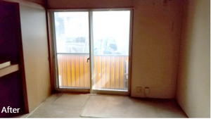 【1DK】お部屋の片付け・家具全撤去のご依頼(99,000円)の施工後