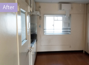 【2DK】残置物全撤去と清掃のご依頼(99,000円)の施工後