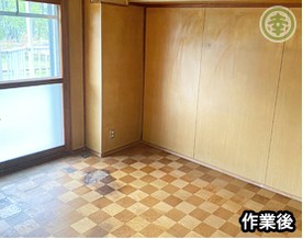 1日で迅速に作業完了することができた事例(390,000円)の施工後