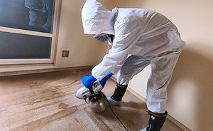 新型コロナウイルス消毒サービスの施工前