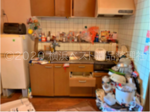 【2LDK】東京都内某所の遺品整理の施工前