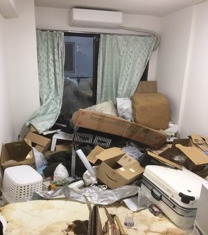 【2DK】不用品回収からハウスクリーニングまで(70,000円〜)の施工前