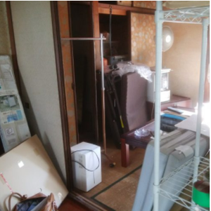 3部屋分の遺品整理:160,000円の施工前