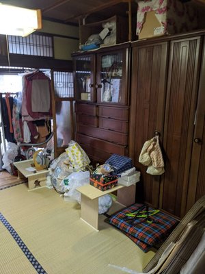 遺品整理と買取のご依頼の施工前