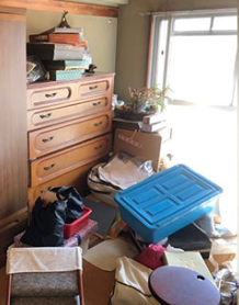 埼玉県 市営住宅の遺品整理の施工前