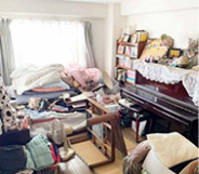 【2LDK】遠方に住んでいて、自分たちだけで整理することが難しいお客様:165,000円の施工前