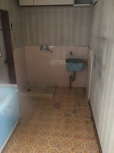 お宅兼オフィスでの大がかりな作業2:洗面所の施工後