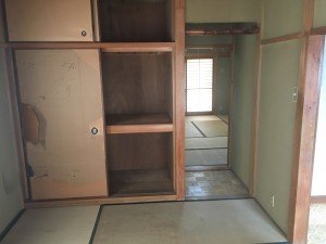 お宅兼オフィスでの大がかりな作業3:寝室の施工後