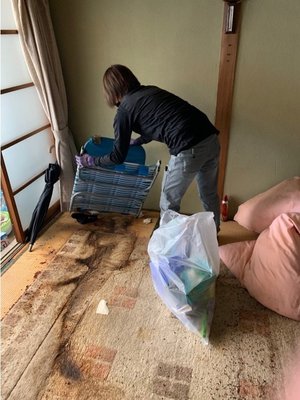 【3DK】エレベーターなし4階からの搬出作業の施工後