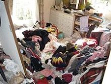 ゴミ部屋の片付け2の施工前