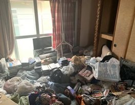 【2DK】お部屋内で孤独死された現場の清掃及び家財撤去(240,000円)の施工前