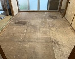 【2DK】お部屋内で孤独死された現場の清掃及び家財撤去(240,000円)の施工後