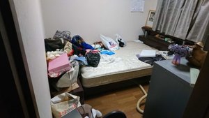 1Rマンションの特殊清掃および遺品整理の施工前