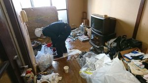 3LDKの一軒家の遺品整理の施工前