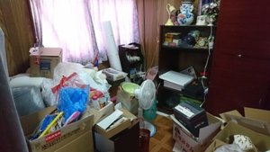 3LDKの一軒家の遺品整理の事例続き2(別室)の施工前