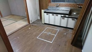 3LDKの一軒家の遺品整理の事例続き(台所)の施工後