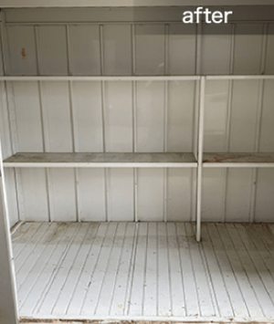 物置に溜まった不用品の回収(30,000円)の施工後