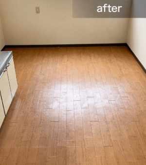 【2LDK】足の踏み場がないキッチンの清掃(100,000円)の施工後