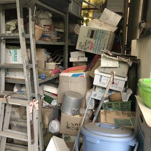 家財が多くても対応いたしますのでご安心ください。の施工前