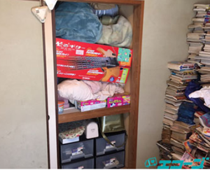 汚部屋の片付けの施工前