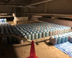 病院内廃液移設作業の施工後