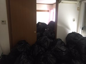 【2LDK】緊急のため当日対応でのお片付け(220,000円)の施工前