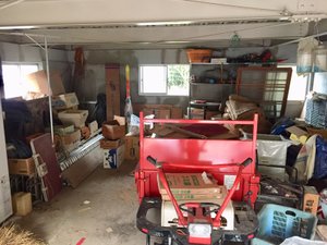 農機具を収納していた倉庫の片付け(200,000円)の施工前