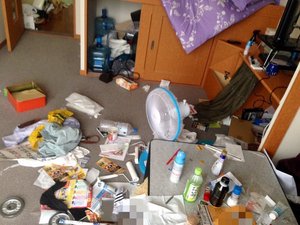 【1K】引っ越しに伴う緊急でのお片付け作業(28,000円)の施工前