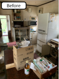 【4LDK】一戸建ての敷地内に残されたご家財の整理(886,100円)の施工前
