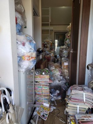 お急ぎでの片付け依頼の施工前