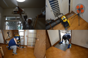 4LDK+物置の一戸建て住宅:3年間空き家のまま放置され、物件売却に伴い遺品整理の施工後