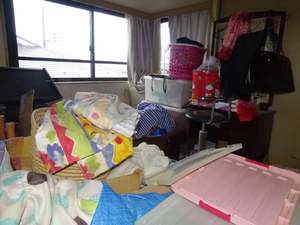 【2LDK】たくさんの猫を飼われていたお部屋:350,000円の施工前