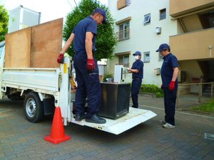 【3DK】公営住宅4階での作業の施工後