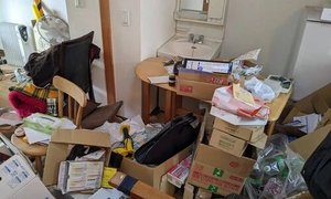 【2DK】一人暮らし宅の清掃と不用品回収(130,000円+税)の施工前