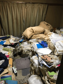 不動産会社からのご依頼の孤独死清掃の施工前