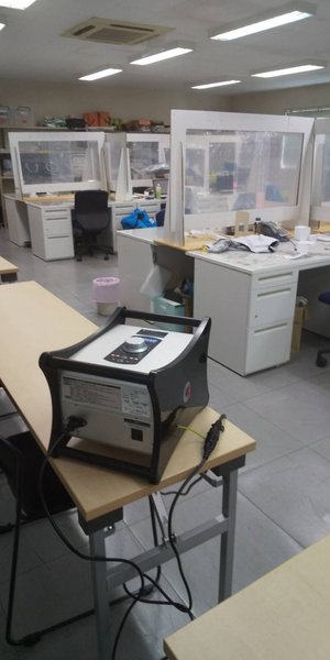 オフィス内でのコロナ除菌作業の施工後