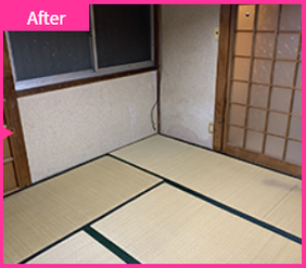 【間取り2K】作業6時間: 76,000円の施工後