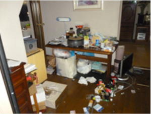 屋内作業例2の施工前