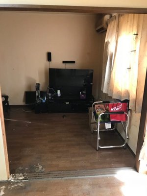 2tに及ぶ空き缶の山の施工後