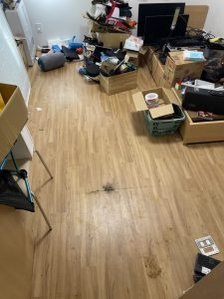 お引越しに伴う家財の仕分け、処分作業の施工後