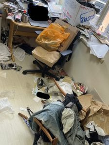 お引越し前の不用品処分のお手伝いの施工前
