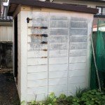 倉庫内の残存物のお片付けと倉庫撤去作業の施工前