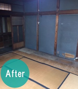 3DK+納屋の場合の施工後