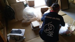 以前生前整理を行ったお宅での作業の施工前